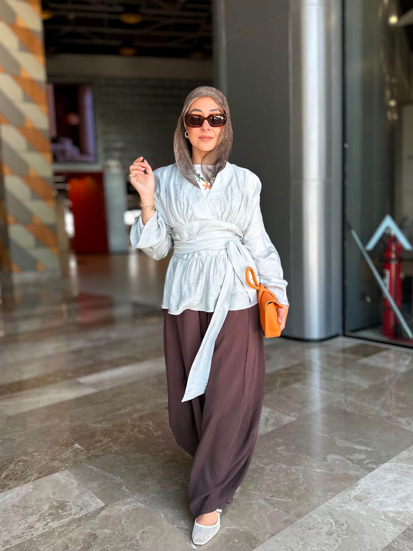 The Dove Wrap Blouse