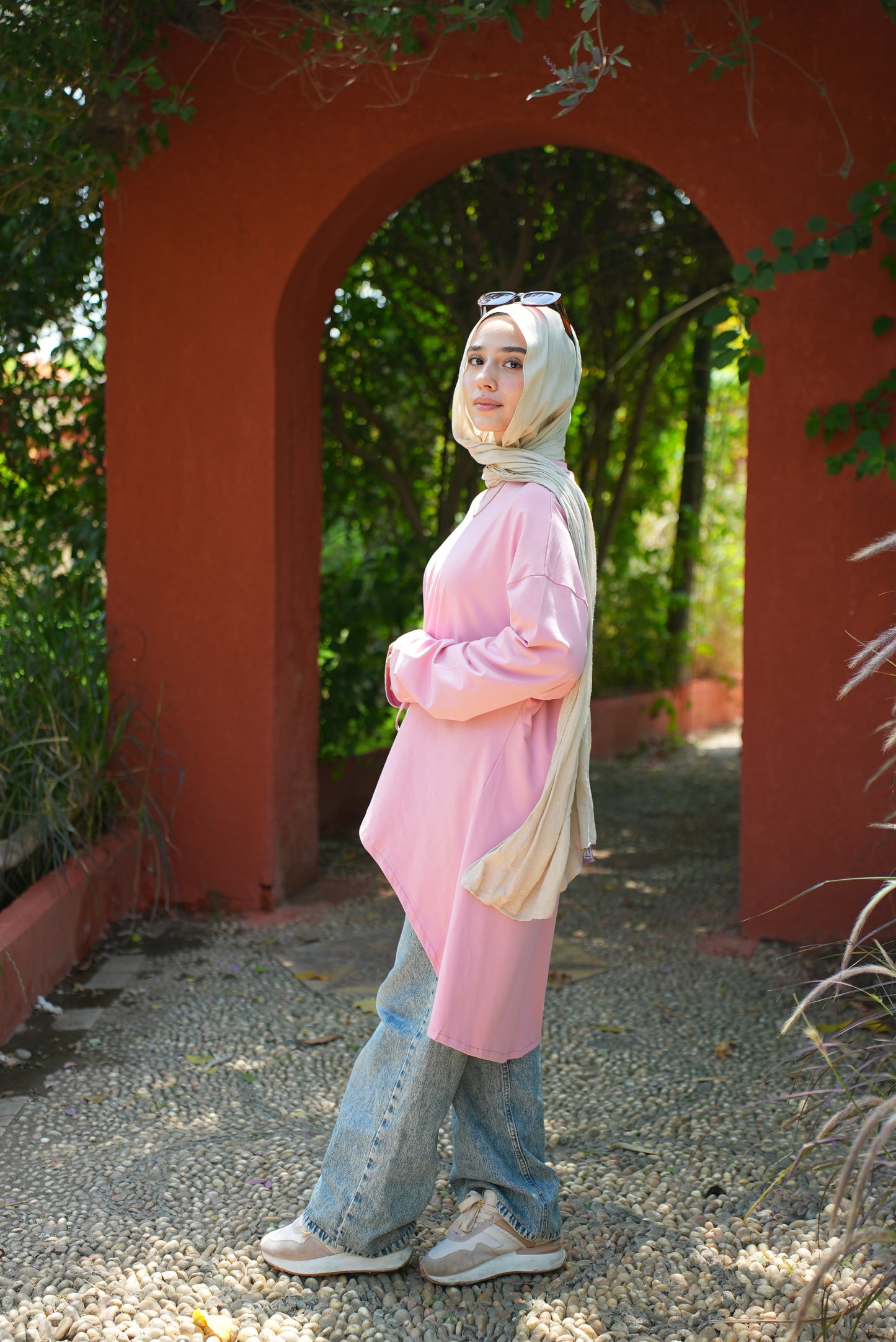 Nayla Waist wrap cotton top