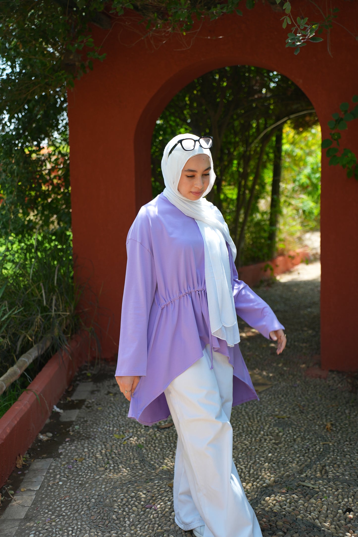 Nayla Waist wrap cotton top