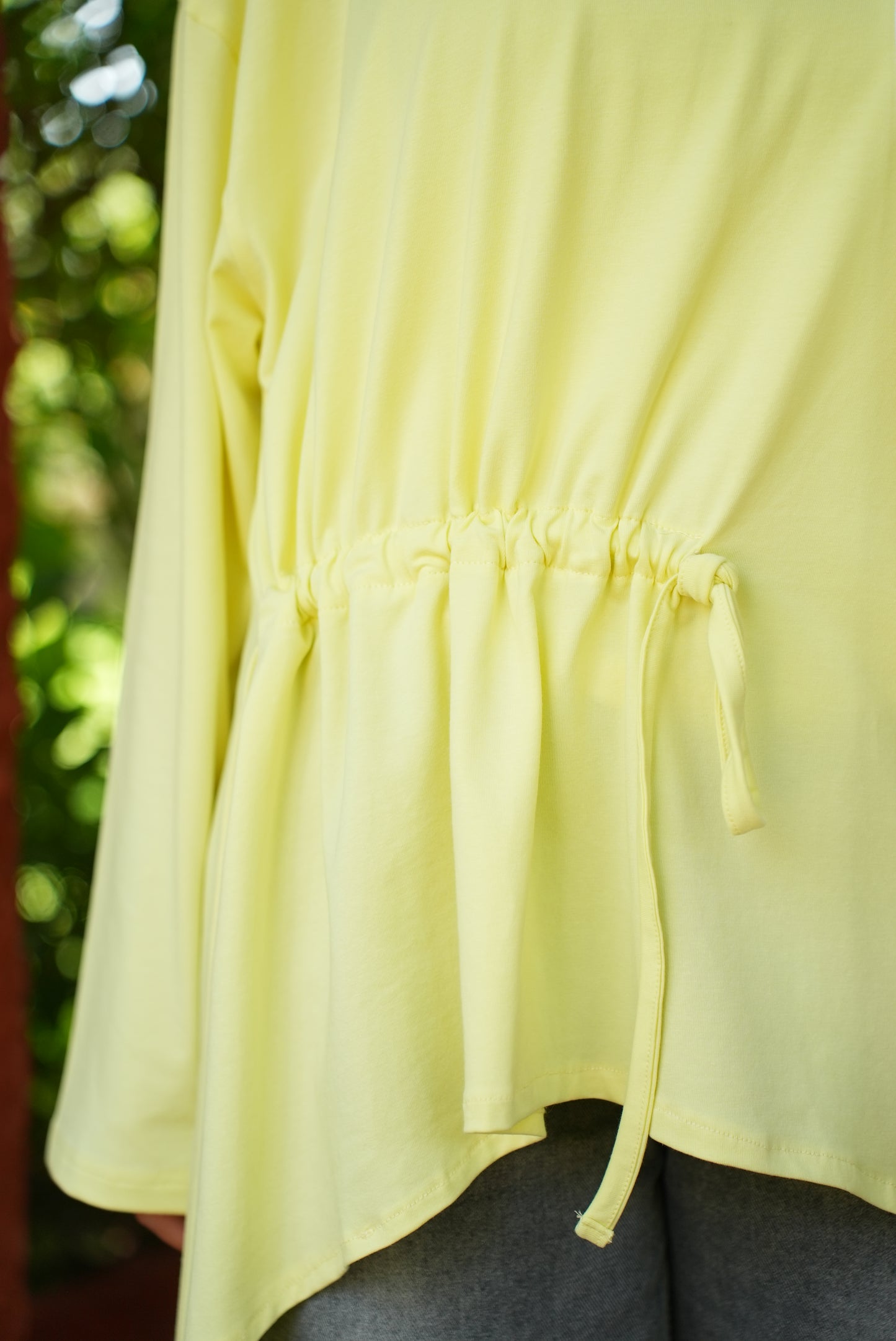 Nayla Waist wrap cotton top
