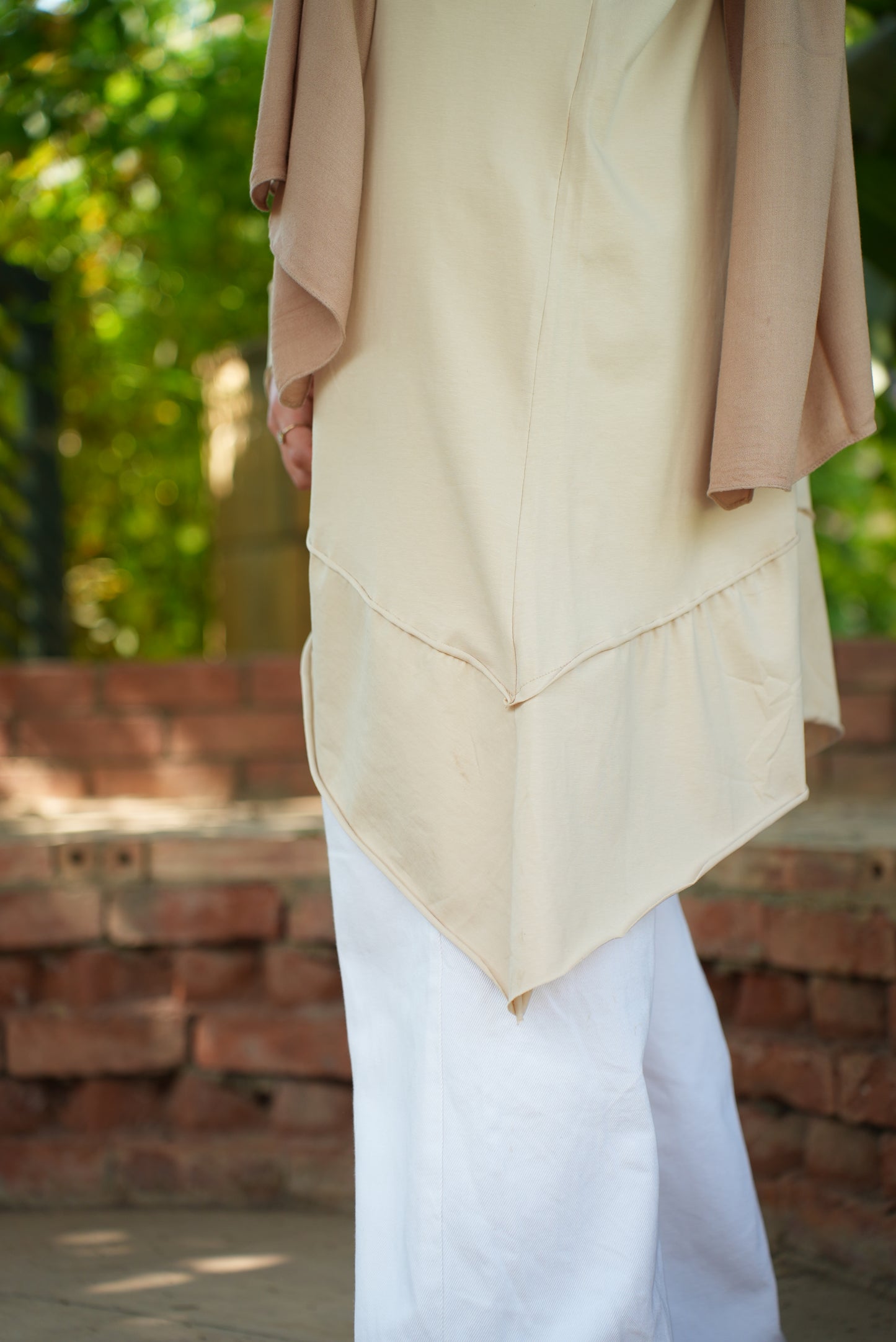 Toula Long Cotton Top