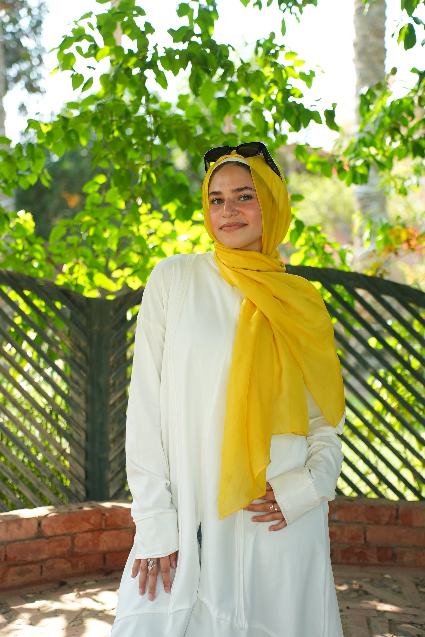 Toula Long Cotton Top