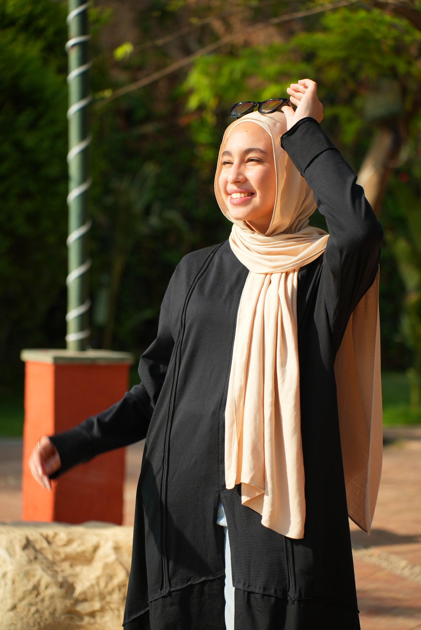 Toula Long Cotton Top
