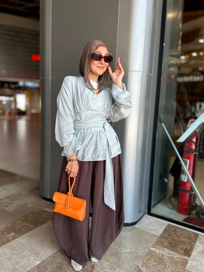 The Dove Wrap Blouse