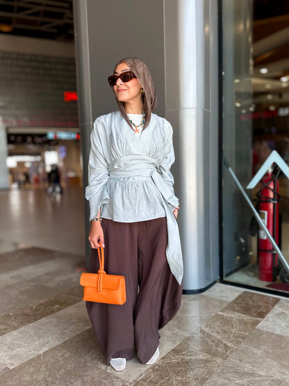 The Dove Wrap Blouse