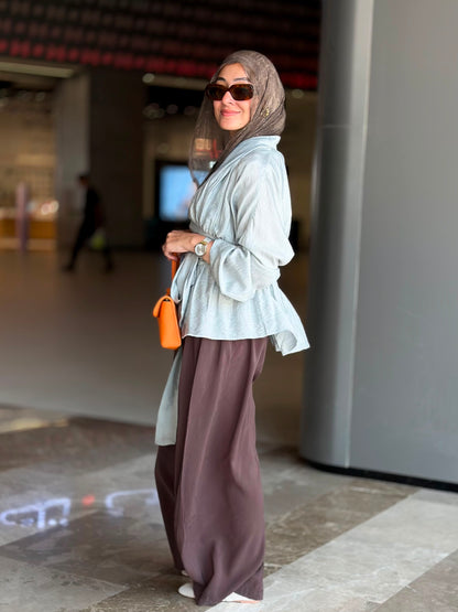 The Dove Wrap Blouse