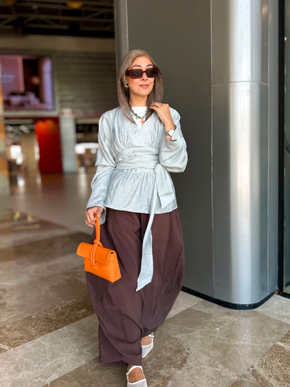 The Dove Wrap Blouse