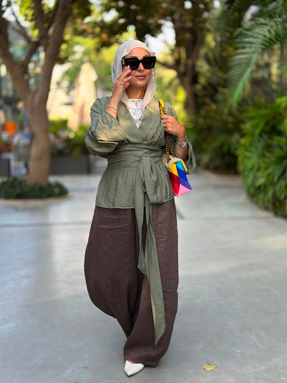 The Dove Wrap Blouse