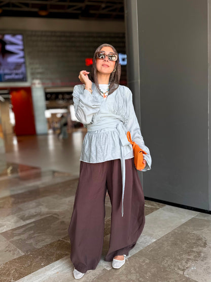 The Dove Wrap Blouse