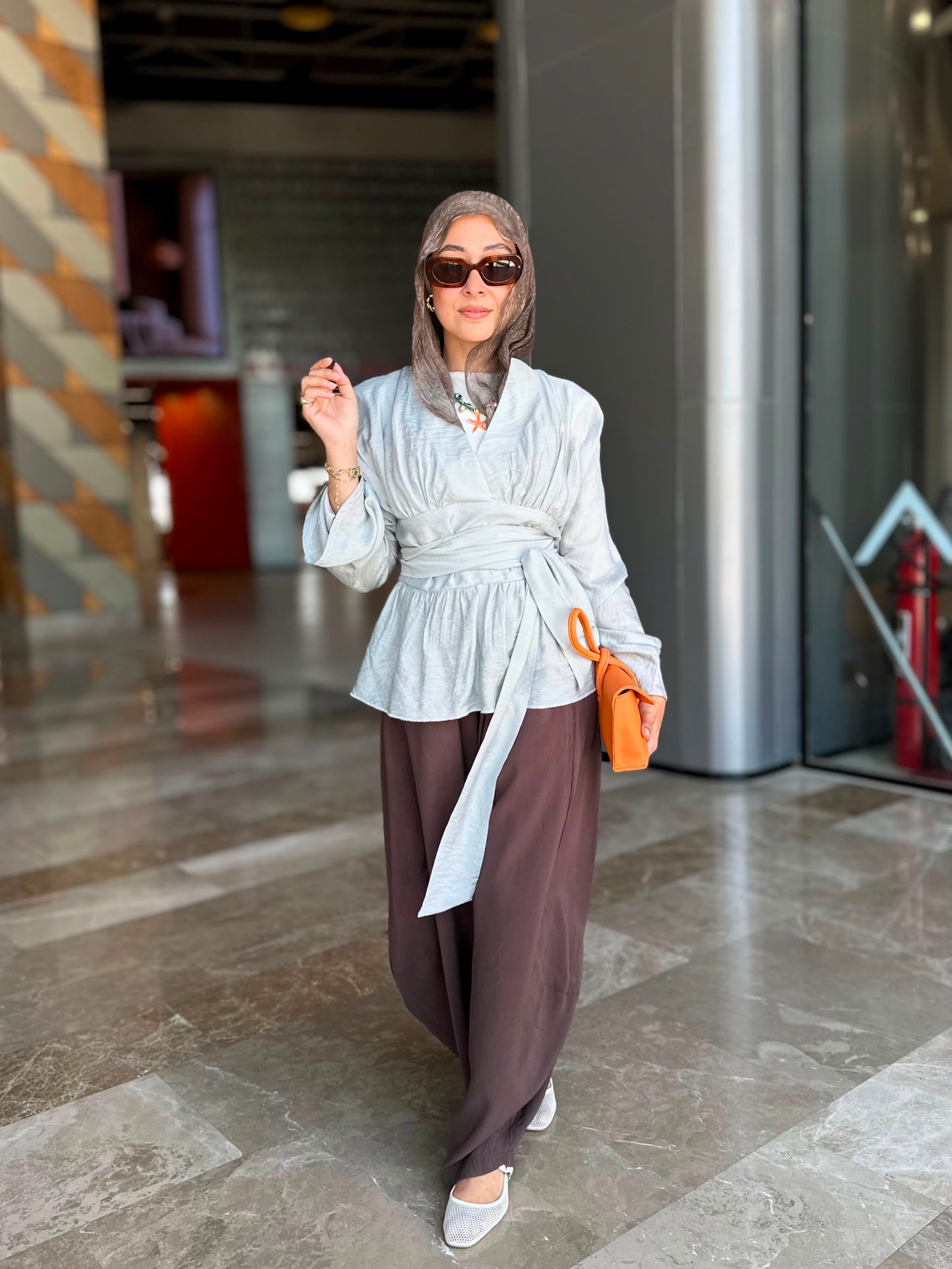 The Dove Wrap Blouse