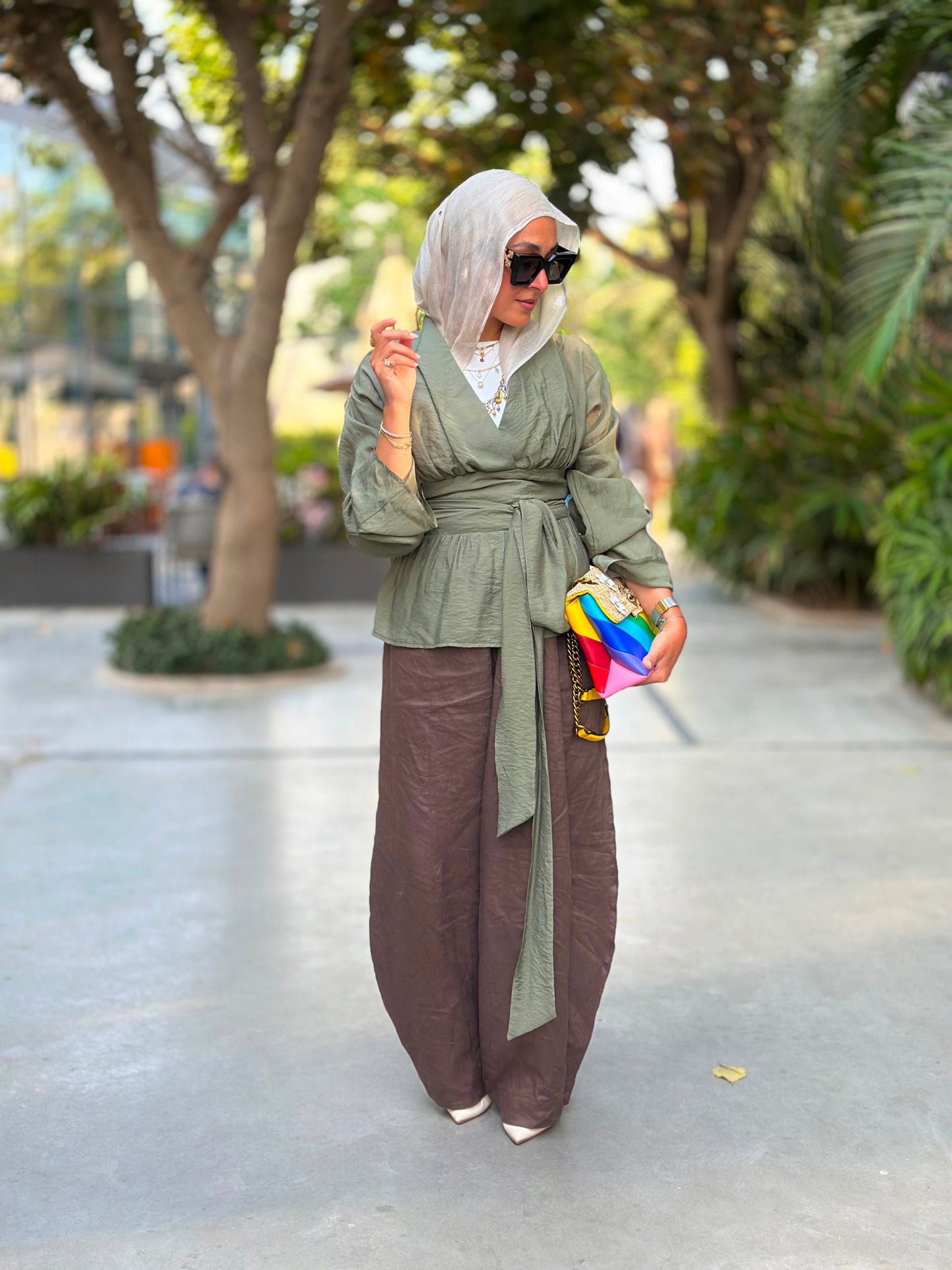 The Dove Wrap Blouse